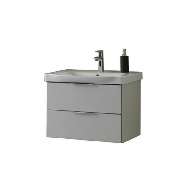 Set PROMO mobilier si lavoar Kolpasan Lana gri 65x49xH57 cm