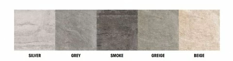 Gresie portelanata rectificata Abitare Glamstone Silver 60x60 cm