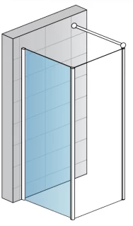 Perete lateral Sanswiss Fun FUDT 100 x H200 cm