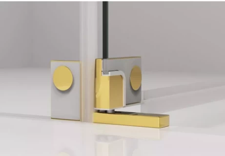 Cabina dus Walk-In Cadura CADUO 100XH200 cm profil auriu