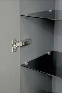 Dulap Oristo Siena inalt suspendat 40x17xH160 cm 1 usa SoftClose alb lucios