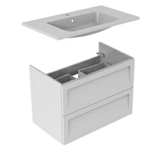 Lavoar Oristo Beryl 80x46 cm marmura compozita