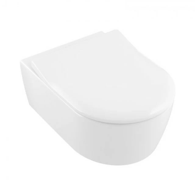 Set PROMO Vas WC Villeroy & Boch Subway 2.0 Directflush capac slim Softclose alb 56x37xH40 cm