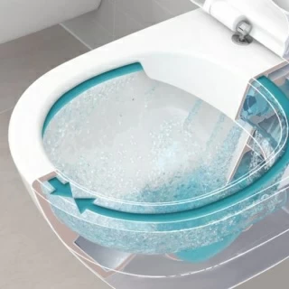 Set PROMO Vas WC Villeroy & Boch O.Novo suspendat Directflush capac Softclose Quickrelease alb 56x36xH35 cm