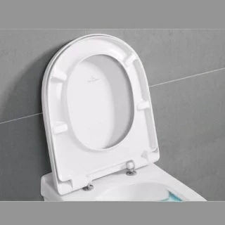 Set PROMO Vas WC Villeroy & Boch O.Novo suspendat Directflush capac Softclose Quickrelease alb 56x36xH35 cm