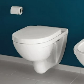 Set PROMO Vas WC Villeroy & Boch O.Novo suspendat Directflush capac Softclose Quickrelease alb 56x36xH35 cm