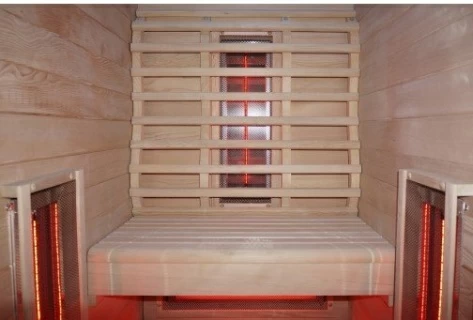 Sauna infrarosu Sanotechnik Ruby 2 lemn canadian 120x100xH195 cm cromoterapie