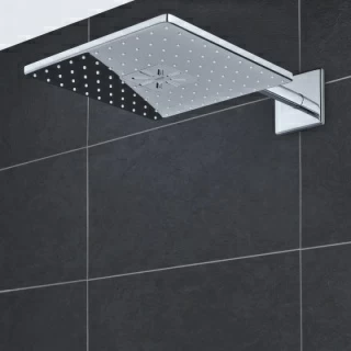 Set dus Grohe Rainshower 310 SmartActiv Cube cu para fixa si brat 142 mm