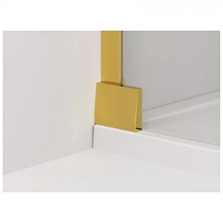 Cabina dus Walk-In Cadura CADUO 140XH200 cm profil auriu sticla Shade