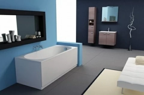 Cada acril Kolpasan Tamia 140x70xH43 cm cu loc pentru sezut