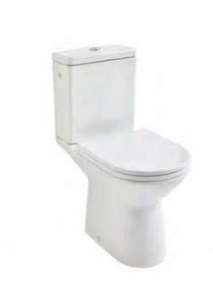 Set PROMO Vas WC Gala Aris Rimless 66×36 cm cu rezervor alimentare stanga jos si capac SoftClose bagno.ro