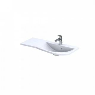 Set PROMO baza lavoar Oristo Opal si lavoar Opal dreapta gri lucios 90x45H50 cm