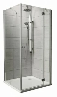 Set PROMO cabina dus Radaway Torrenta KDJ 120x80 cm, sifon si cadita Laros D Compact, dreapta