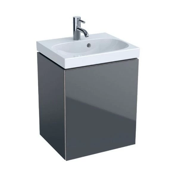 Set PROMO baza lavoar si lavoar asimetric Geberit Acanto 45x38xH71cm lava