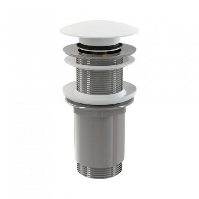 Ventil push-open Alcaplast pentru lavoare fara preaplin alb