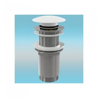 Ventil push-open Alcaplast pentru lavoare fara preaplin alb