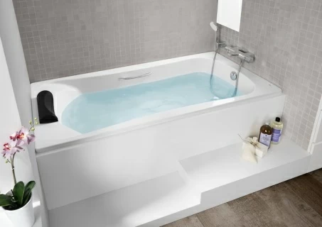 Panou Roca BeCool in forma de L pentru cada de acril 190x90 cm