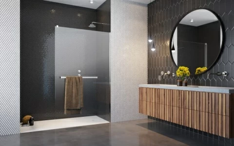 Cabina dus Walk-In Radaway Modo New II cu suport prosop 115xH200 cm