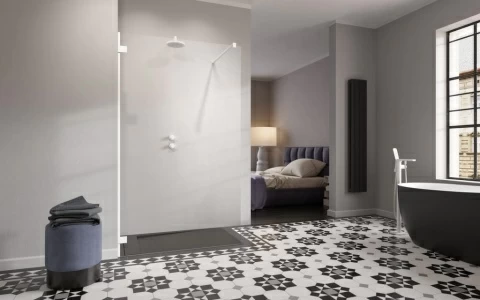 Cabina dus Walk-in Radaway Essenza Pro White 150x200 cm