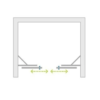 Usa de nisa culisanta Radaway Furo Gold DWD 180xH200 cm