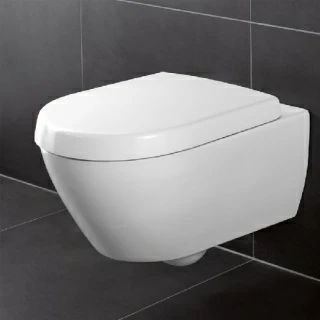 Set PROMO Villeroy&Boch Avento Vas WC suspendat si capac Softclose 56x37xH40 cm