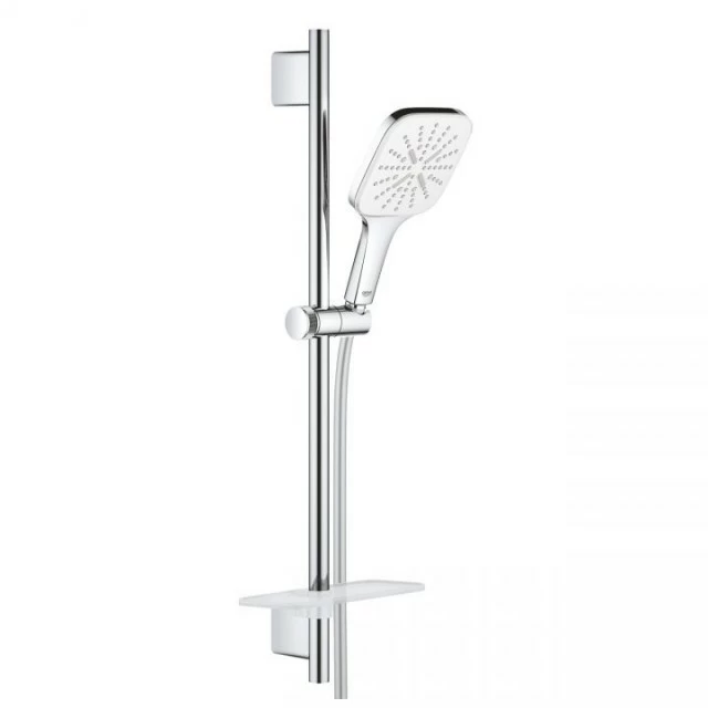 Set de dus Grohe Rainshower 130 SmartActive Cube cu 3 pulverizari
