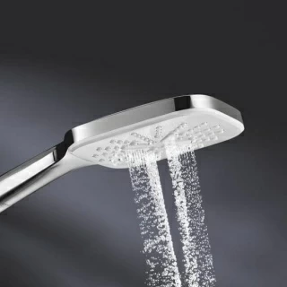 Set de dus Grohe Rainshower 130 SmartActive Cube cu 3 pulverizari