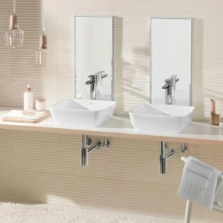 Lavoar pe blat Villeroy&Boch Artis 41x41xH13,5 cm Titanceram