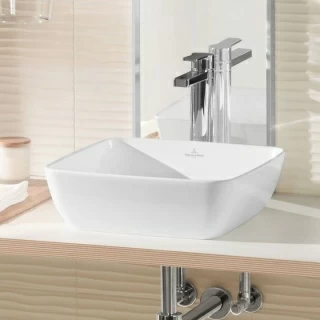 Lavoar pe blat Villeroy&Boch Artis 41x41xH13,5 cm Titanceram