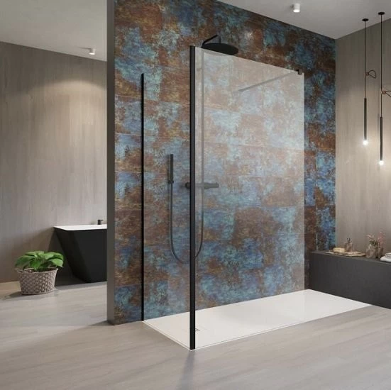 Cabina dus Walk-In Radaway Modo New Black IV 140x80xH200 cm