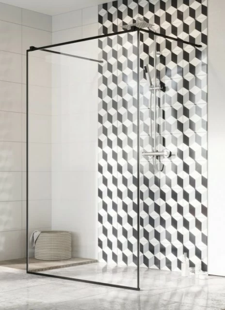 Cabina de dus Radaway Walk-In Modo X Black I Frame 130xH200 cm
