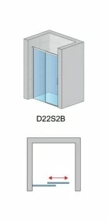Usa nisa culisanta SanSwiss Divera D22S2B, 140xH200 cm