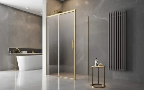 Cabina dus Radaway Idea Gold KDJ 140x75xH200 cm, usa dreapta