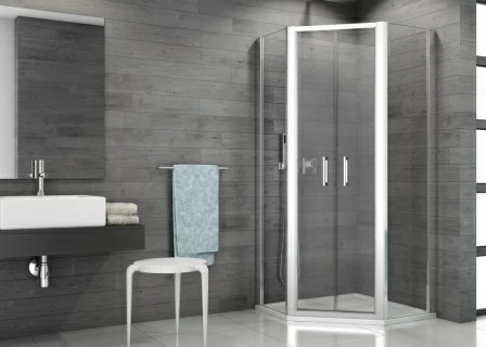 Cabina dus pentagonala SanSwiss Top-Line 90x90xH190 cm