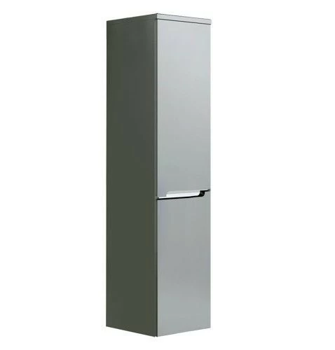 Dulap suspendat Oristo Silver 35x35x144 cm, gri mat, deschidere stanga