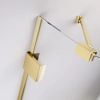 Cabina dus Radaway Essenza Pro Gold KDJ+S 90x75xH200 cm, stanga