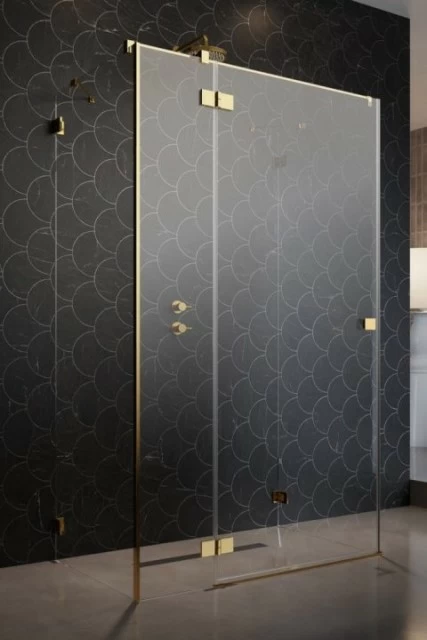 Cabina dus Radaway Essenza Pro Gold KDJ+S 80x70xH200 cm, stanga
