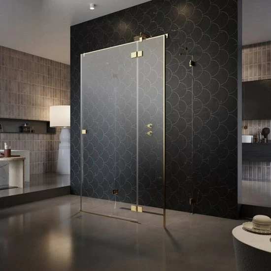 Cabina dus Radaway Essenza Pro Gold KDJ+S 80x70xH200 cm, dreapta