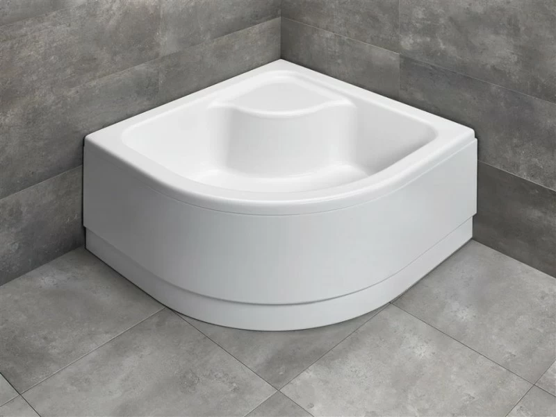 Cadita dus semirotunda Radaway Indos A 90x90xH41 cm