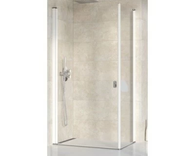 Cabina dus Ravak Chrome CRV1+CPS, 100x80xH195 cm, profil alb