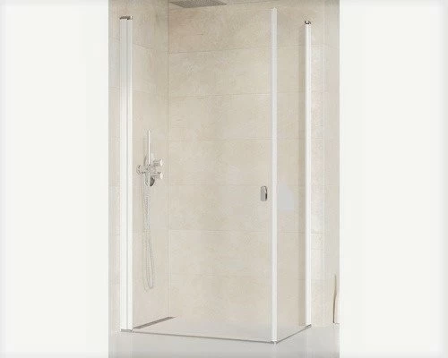 Cabina dus Ravak Chrome CRV1+CPS, 100x100xH195 cm, profil alb