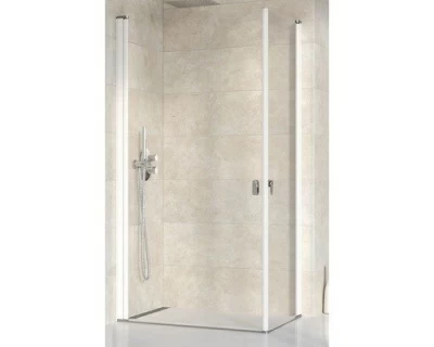 Cabina dus Ravak Chrome CRV1+CPS, 80x90xH195 cm, profil alb