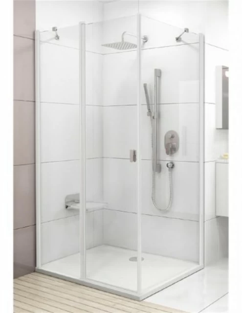 Cabina dus Ravak Chrome CRV2+CPS, 120x80xH195 cm, profil alb