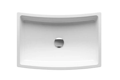 Lavoar Ravak Formy 02, 60x41xH14 cm, montaj pe blat