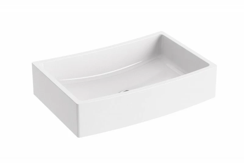 Lavoar Ravak Formy 02, 60x41xH14 cm, montaj pe blat