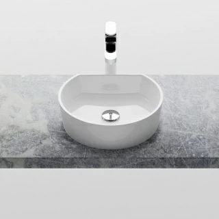 Lavoar Ravak Moon 40x36xH12 cm, montaj pe blat