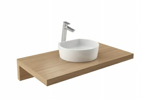 Lavoar Ravak Moon 40x36xH12 cm, montaj pe blat