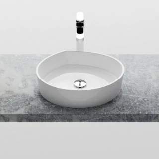 Lavoar Ravak Moon 46x39xH12 cm, montaj pe blat