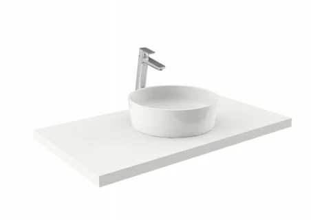 Lavoar Ravak Moon 40x40xH12 cm, montaj pe blat