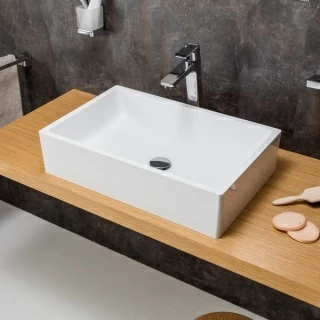 Lavoar Ravak Formy 60x39xH14 cm, montaj pe blat